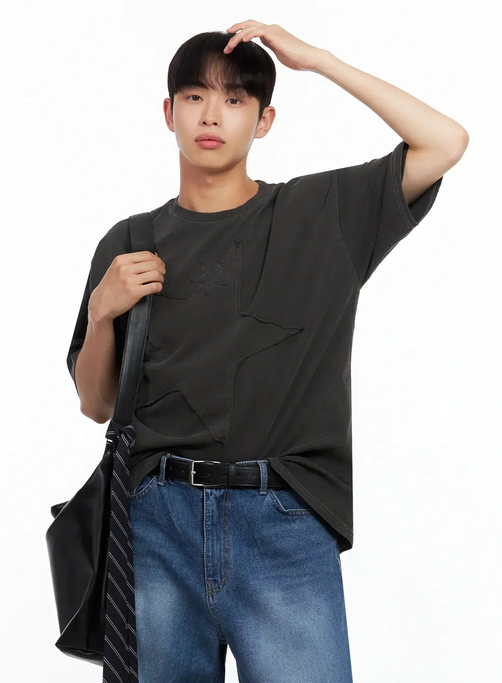 Herren Oversized Crossbody Schultertasche IL516