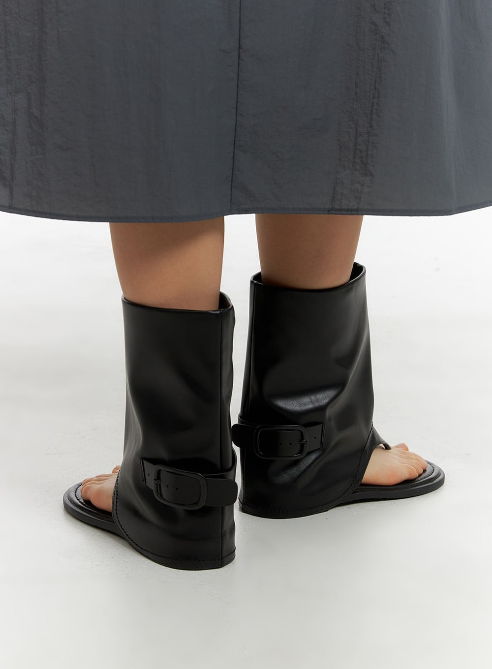 Fauxleder Sandalenstiefel CM422
