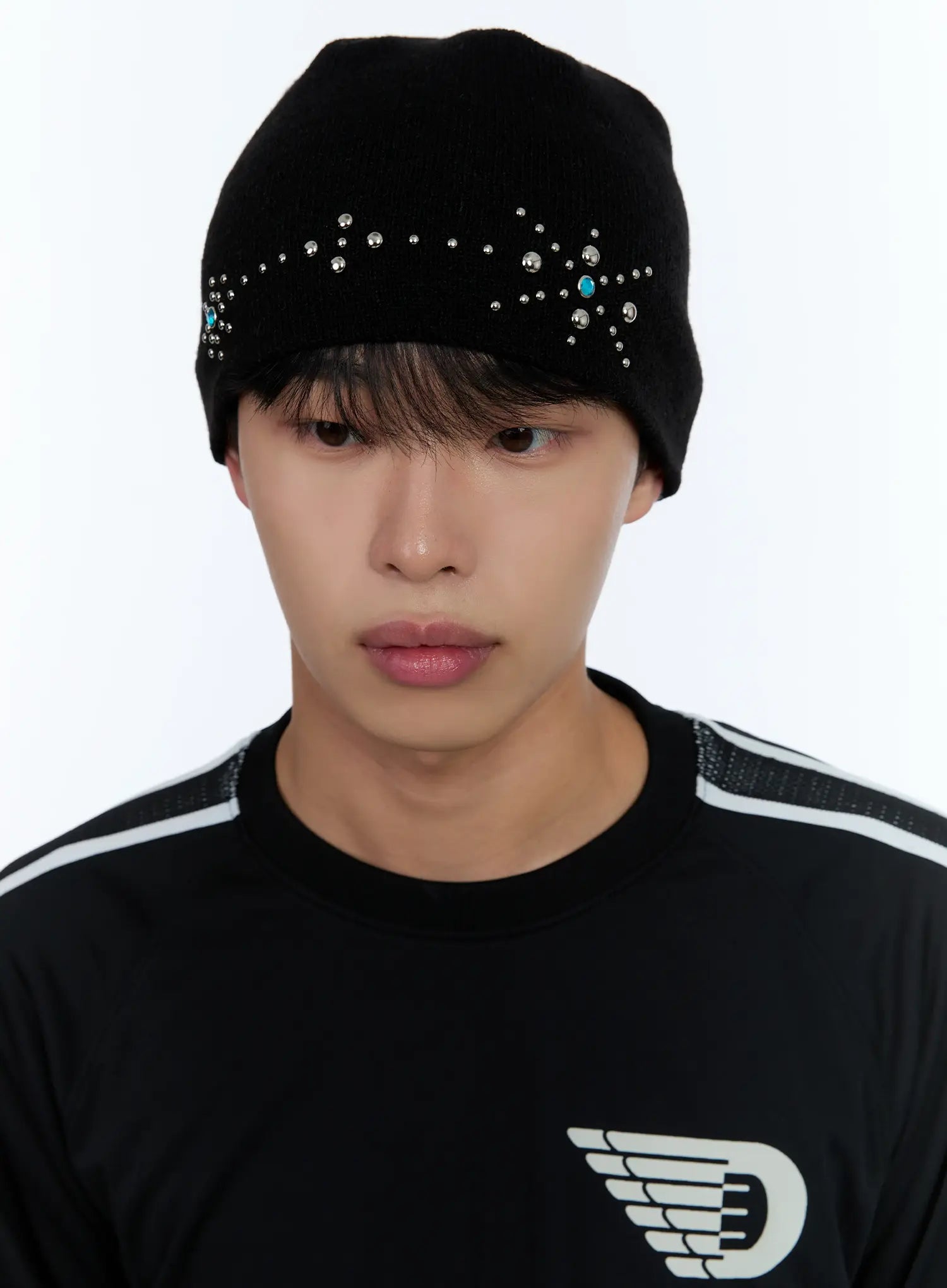 Männer Blumen Stud Beanie IL515