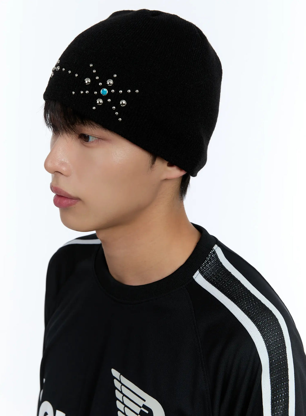 Männer Blumen Stud Beanie IL515