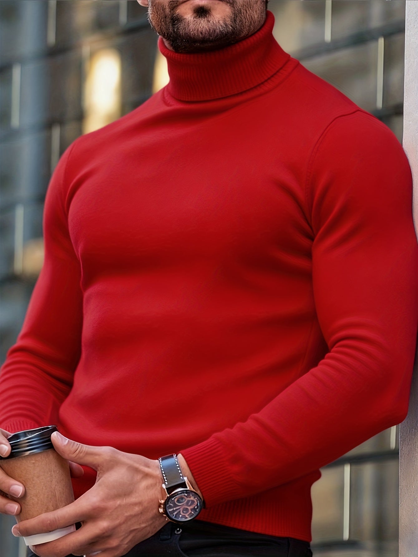 Koef | Turtleneck Pullover mit urbanem Winterlook