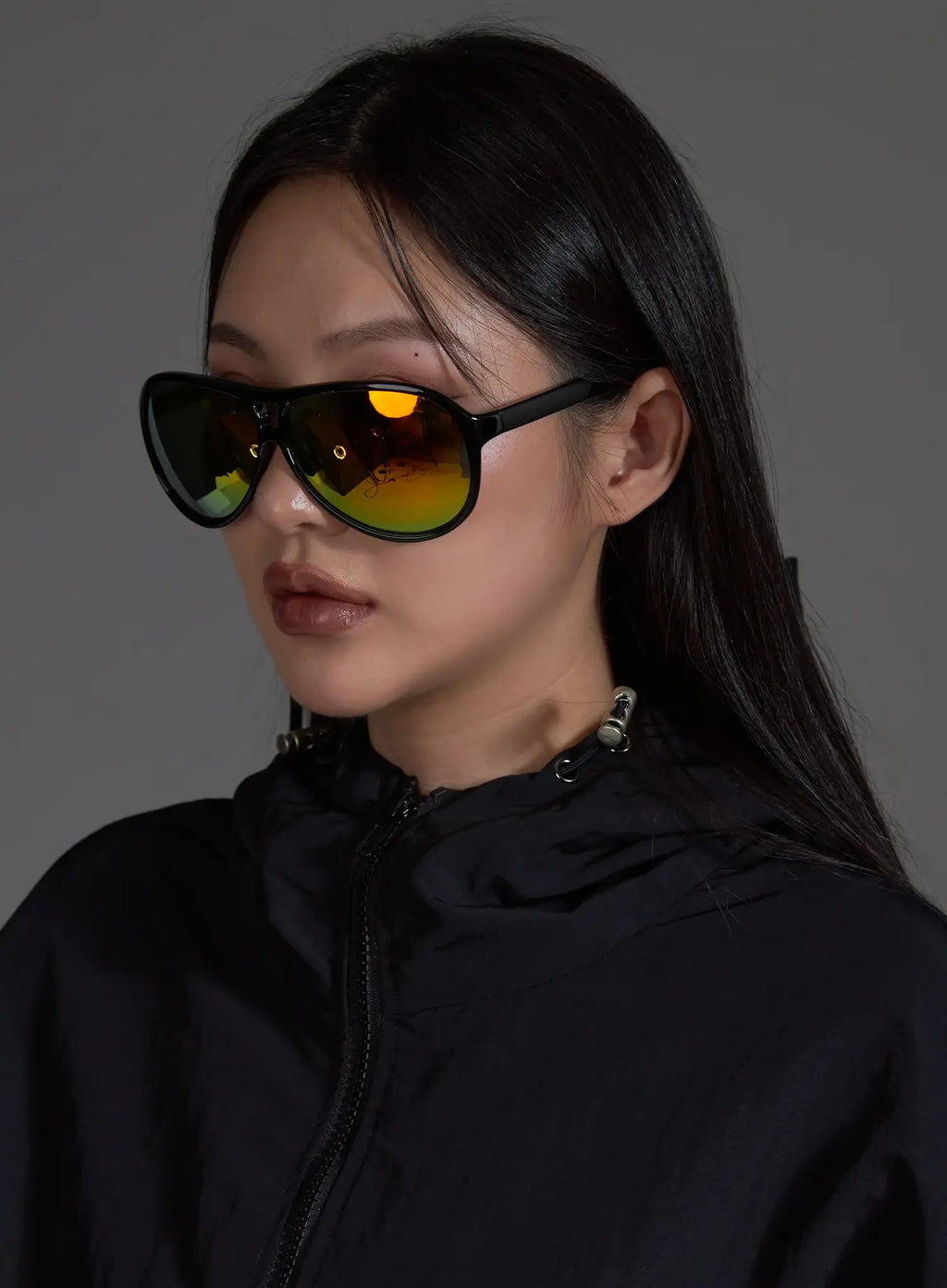 Reflektierende Elegante Mode Sonnenbrille IO517