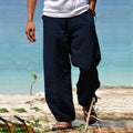Laurent | Stoffhose mit Kordelzug