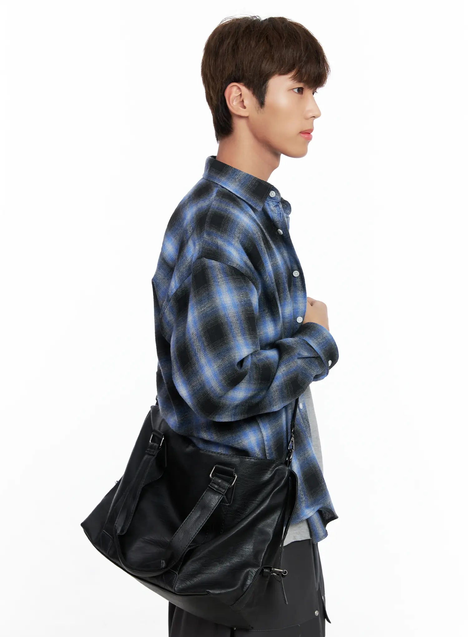 Faux-Leder Tote Bag IO506