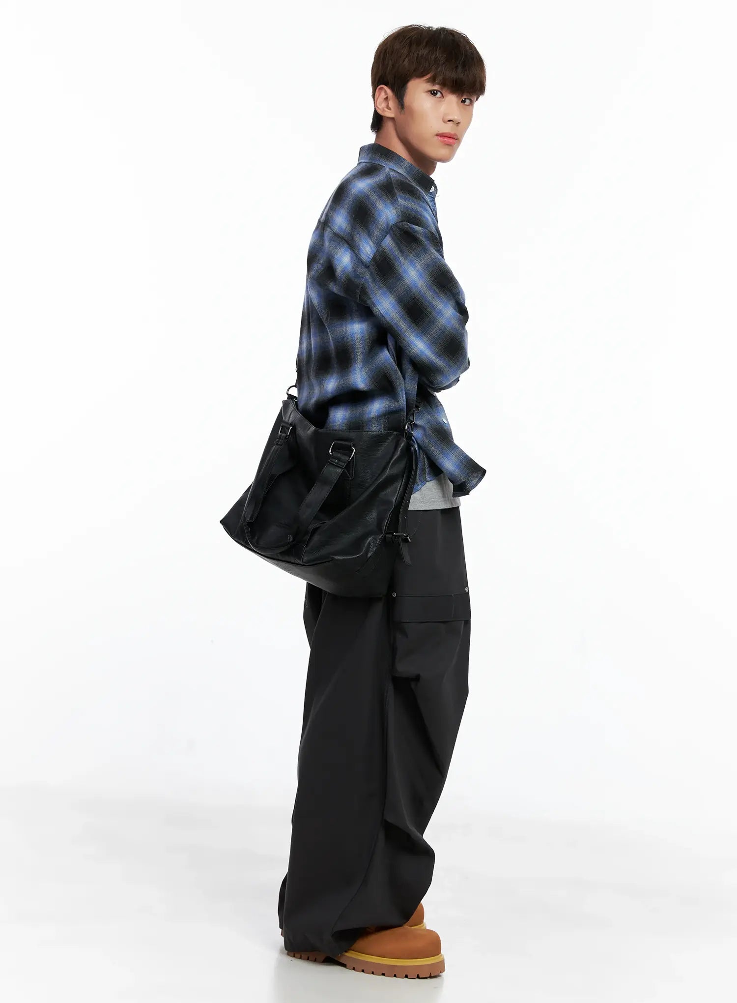 Faux-Leder Tote Bag IO506