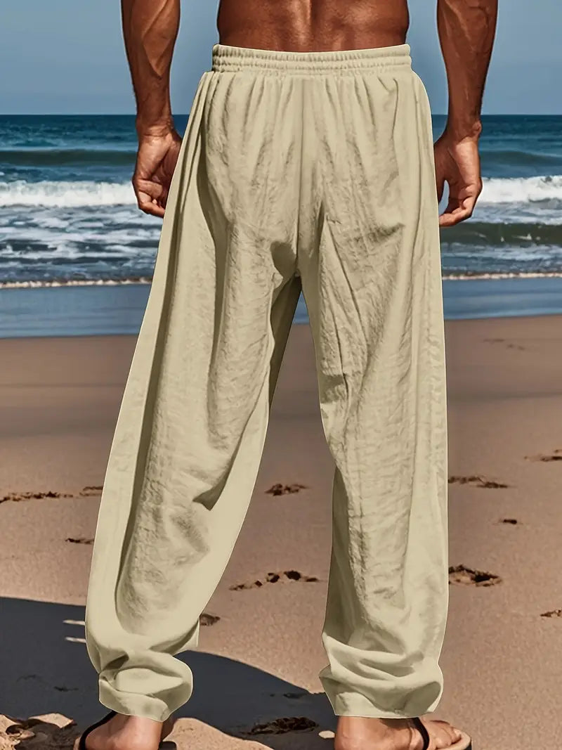 Babaev Stilvolle Leinen Hosen