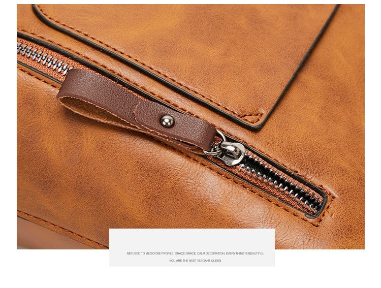 Schultertasche Britney aus Leder – Elegant und Zeitlos