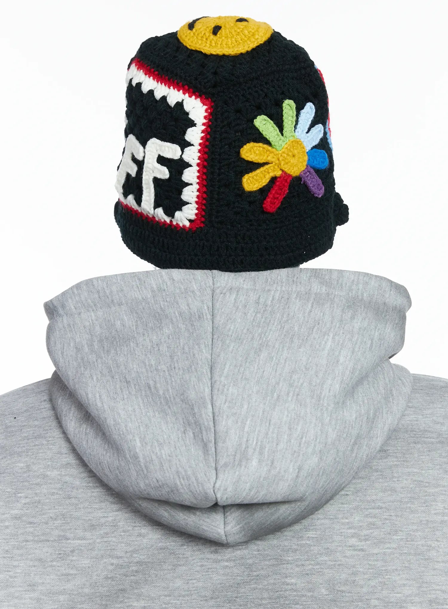 Männer Patch Häkelmütze IJ512