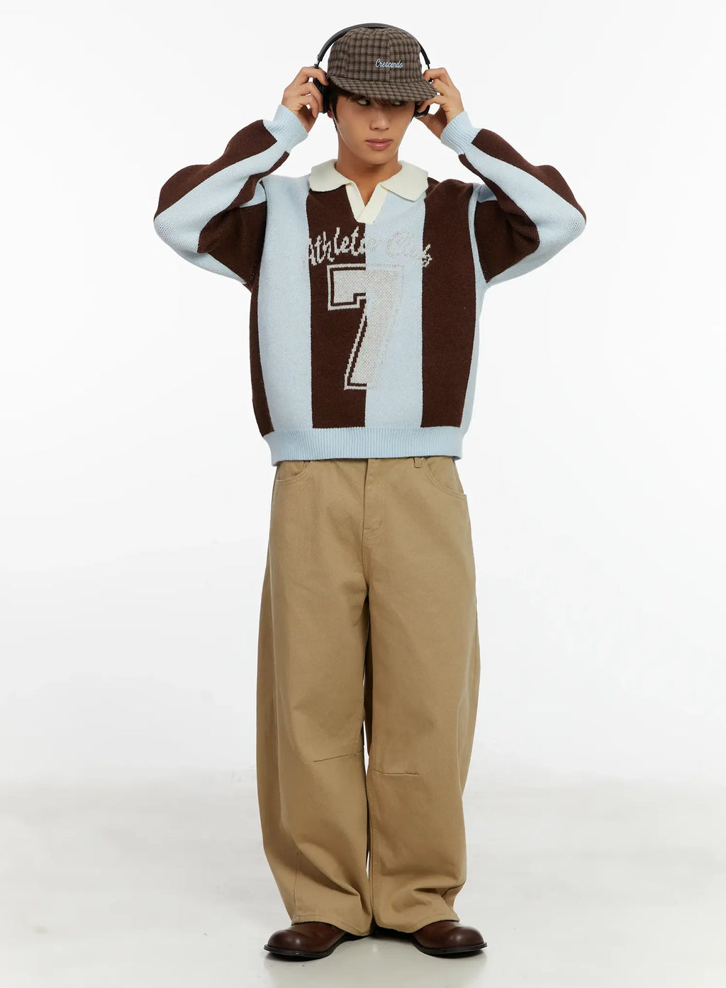 Karierter Street Style Camp Hut ID523