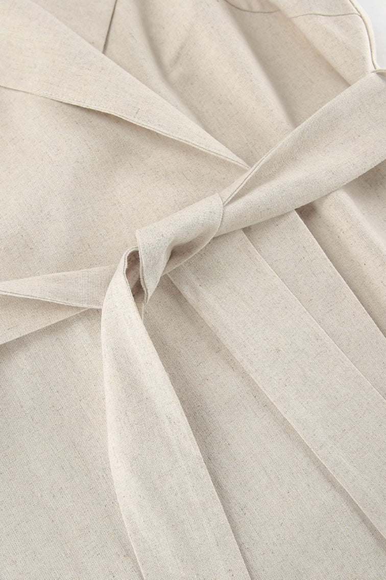 Alouette | Maxikleid mit Bindegürtel