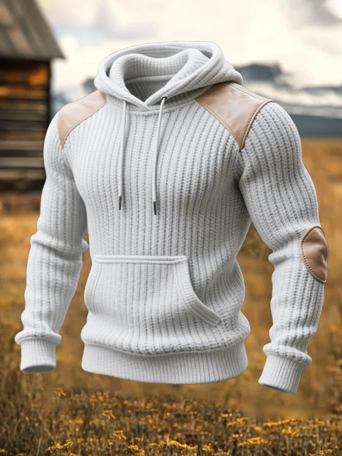 Rico | Vintage Wildleder Strick Hoodie