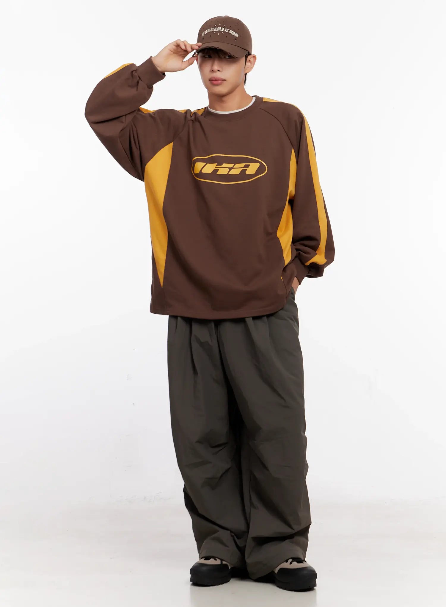 Street Style Bestickte Baseballmütze IO523