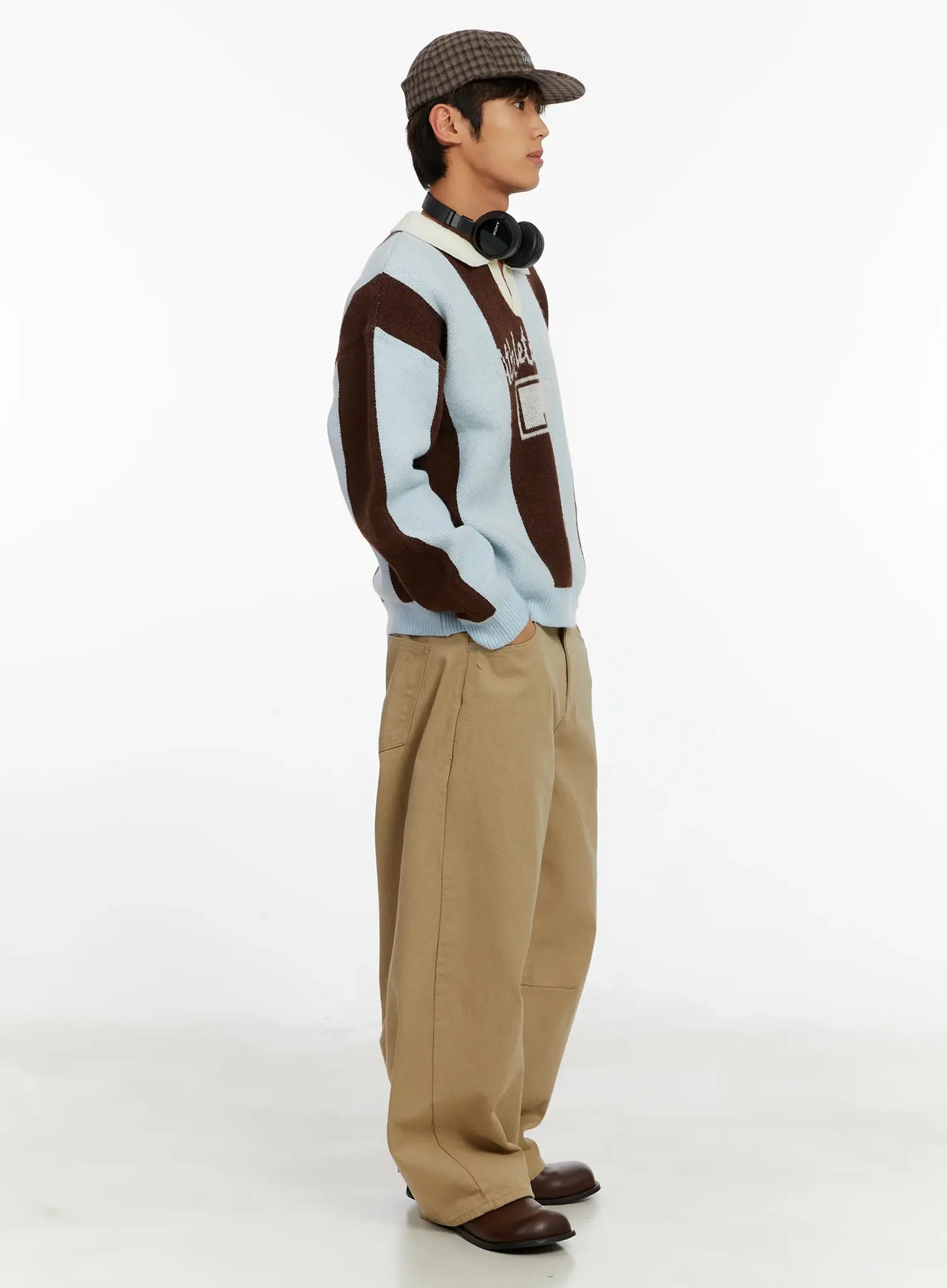 Karierter Street Style Camp Hut ID523