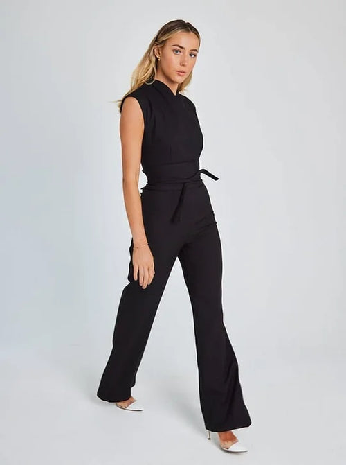 Ärmelloser Overall mit weitem Bein