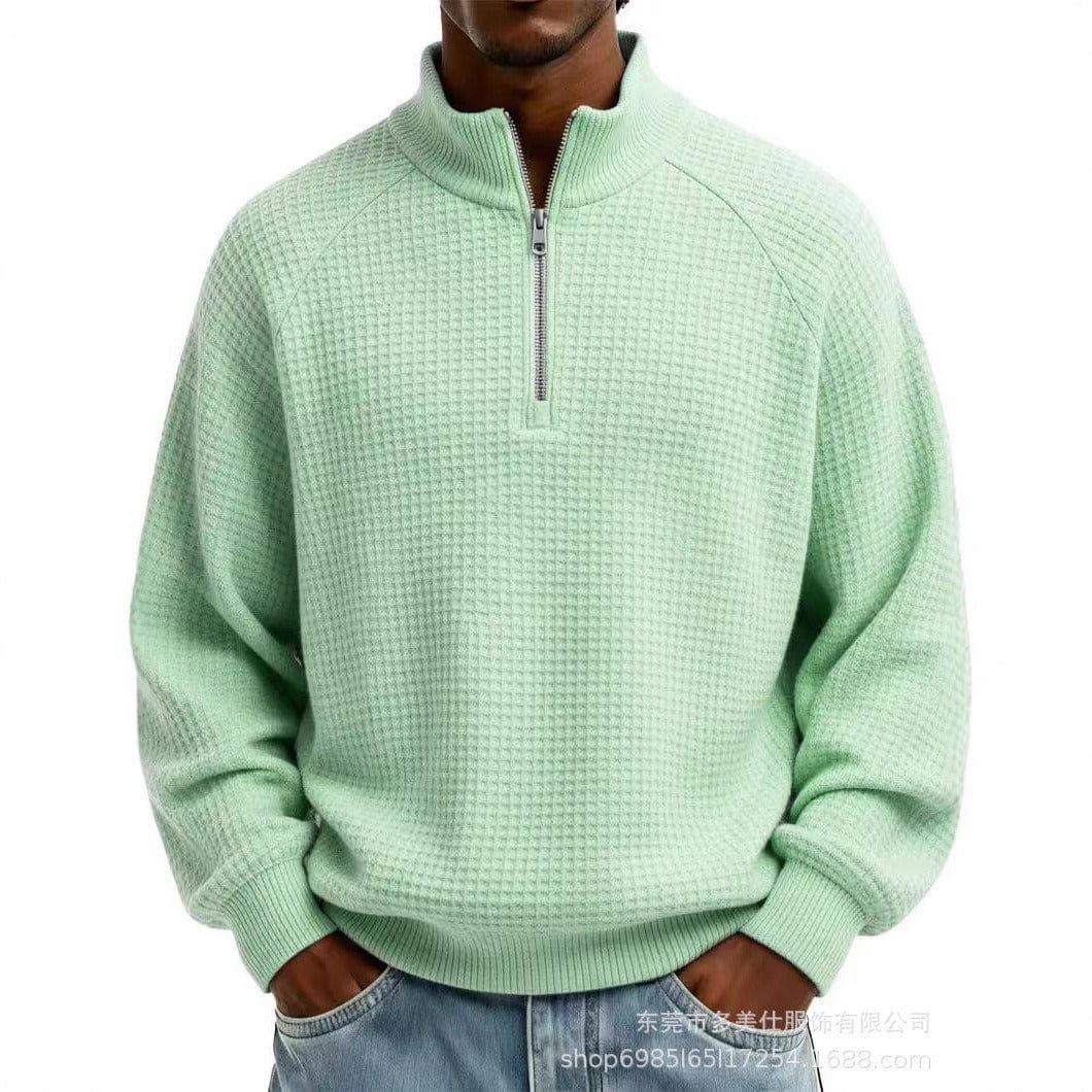 André | Ferran Waffel Quarter-Zip Pullover