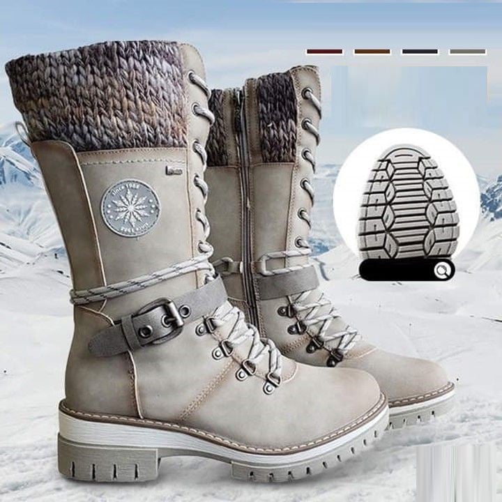 FrostLuxe - Wasserdichte Schnürstiefel