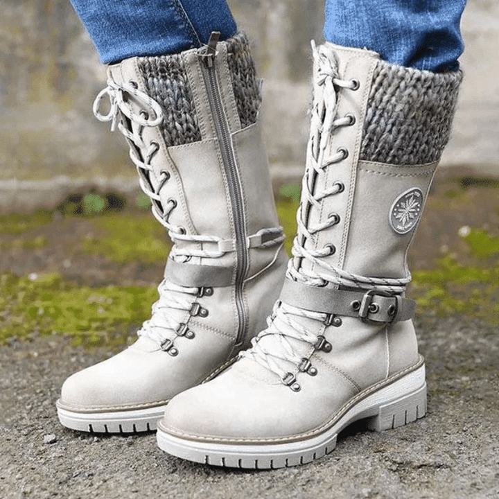 FrostLuxe - Wasserdichte Schnürstiefel