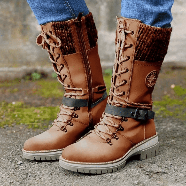 FrostLuxe - Wasserdichte Schnürstiefel