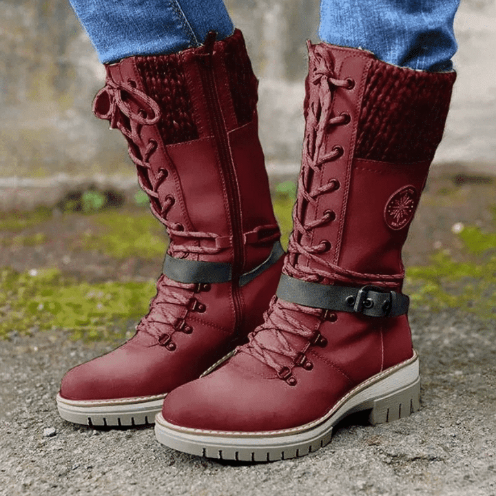 FrostLuxe - Wasserdichte Schnürstiefel