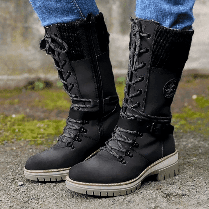 FrostLuxe - Wasserdichte Schnürstiefel