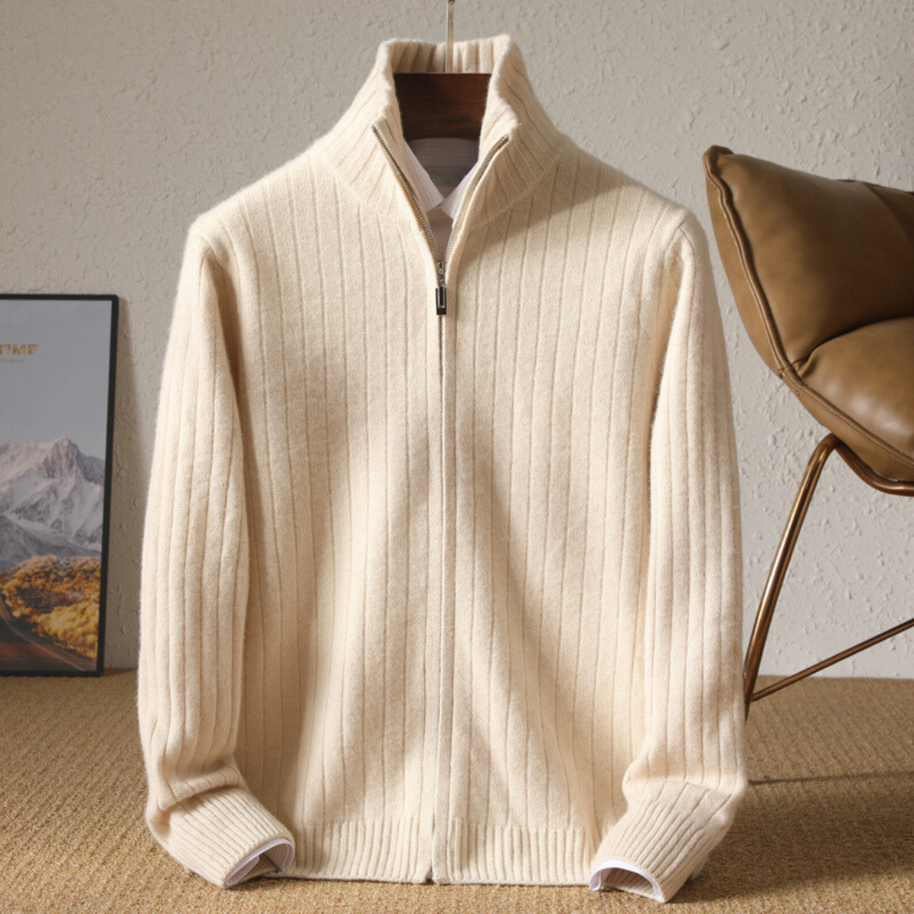 Sebastian™ Gestrickte Wolljacke