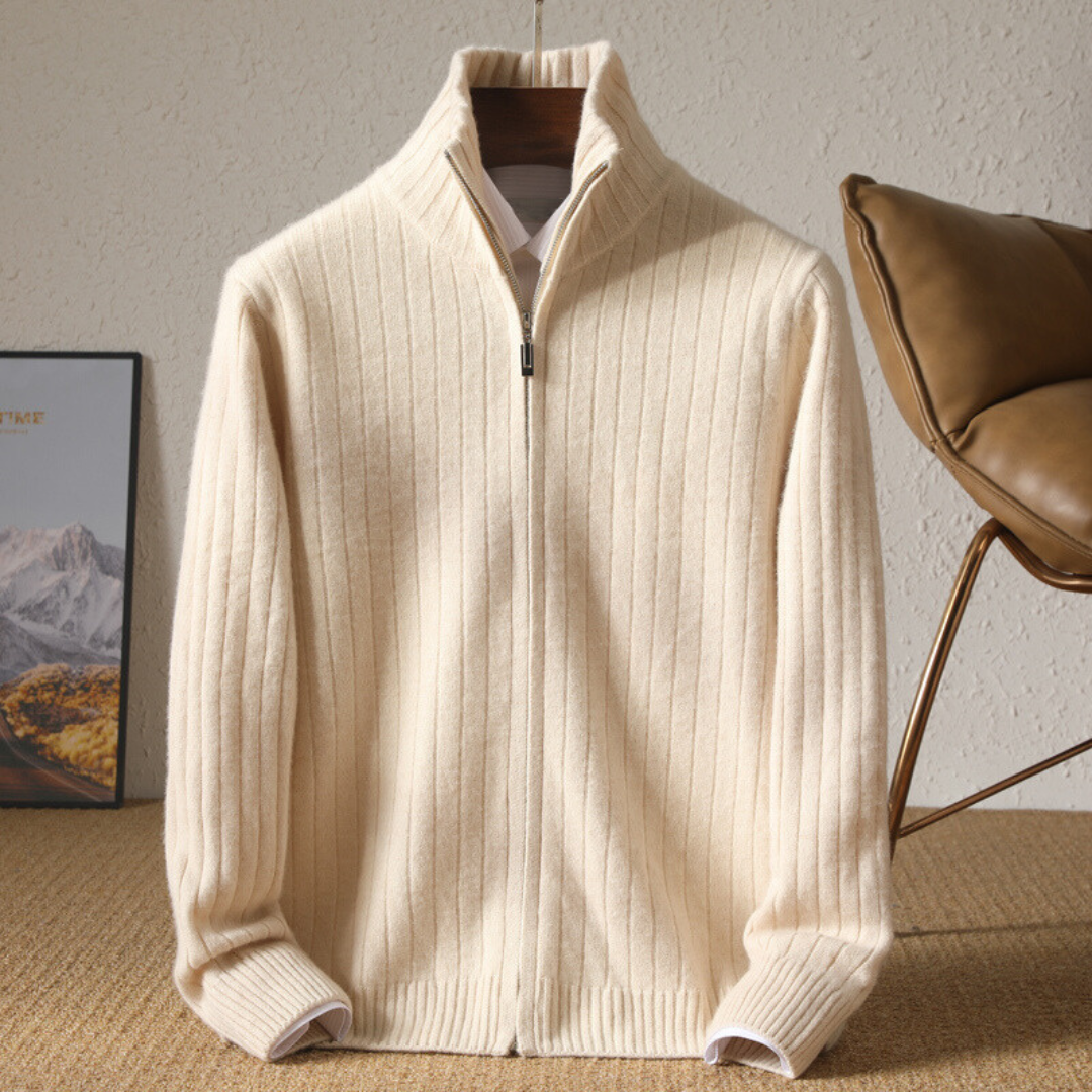 Sebastian™ Gestrickte Wolljacke