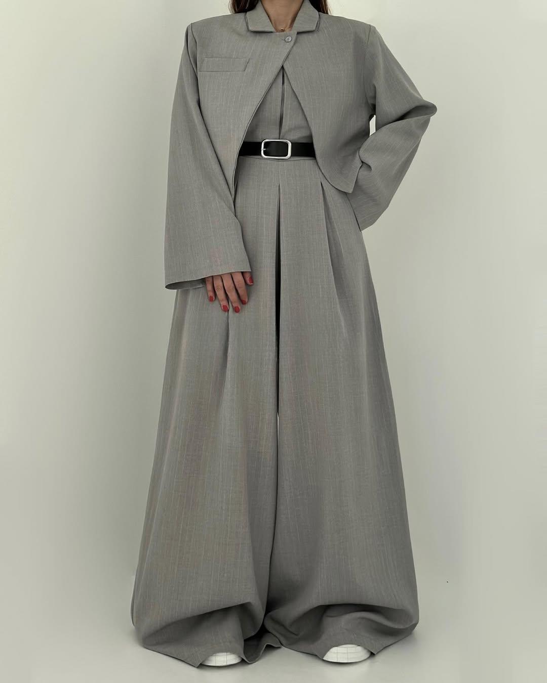 Lauralie | Trägerloser Jumpsuit im Blazer-Stil