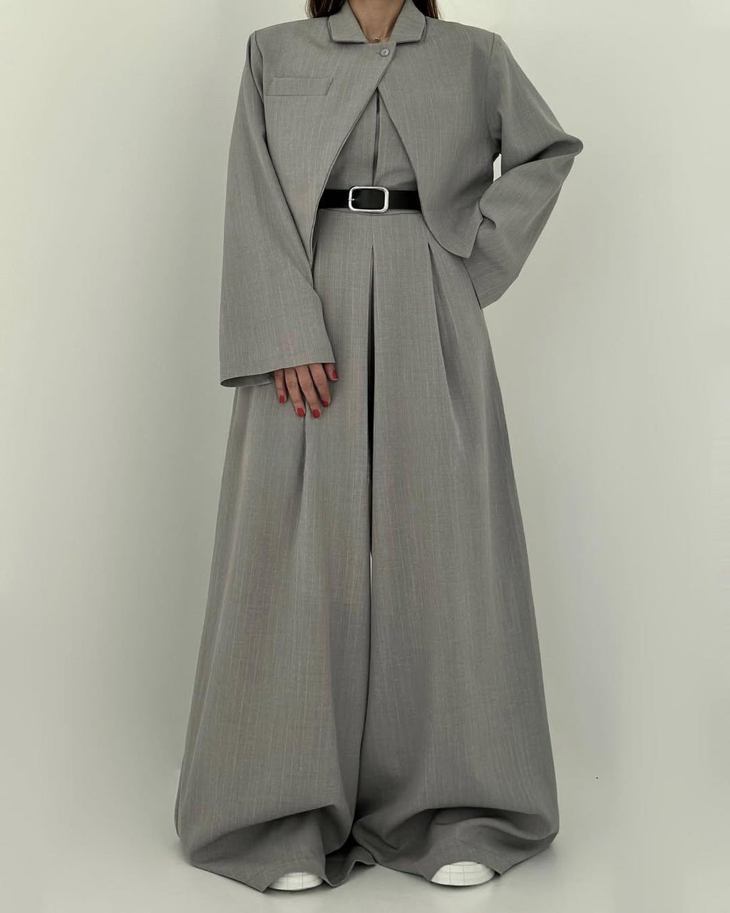 Lauralie | Trägerloser Jumpsuit im Blazer-Stil