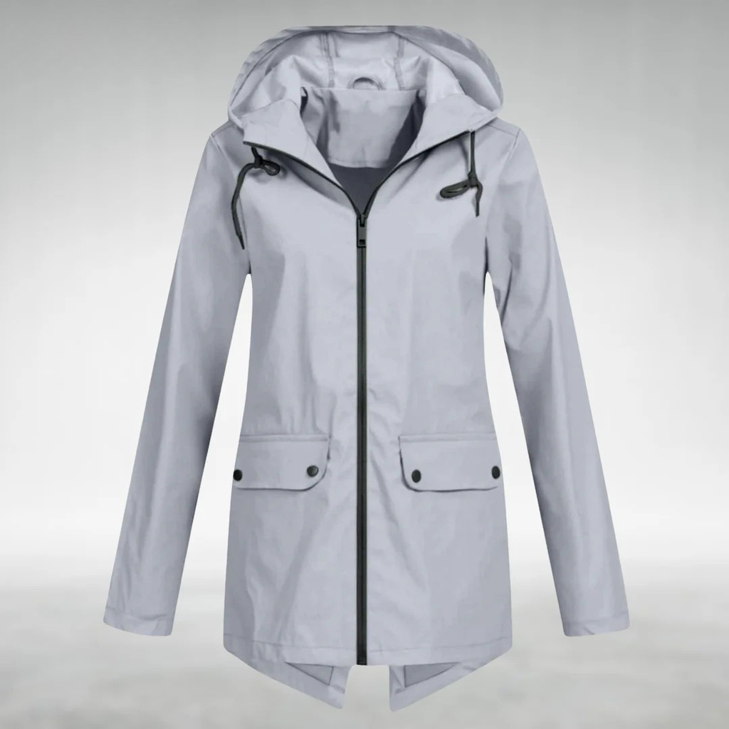Jalena – Wasserdichte Kapuzenjacke mit Taschen
