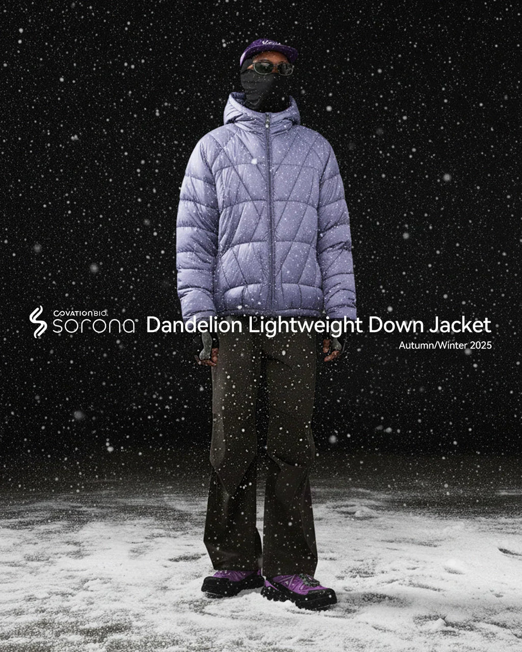 Streetwear Ultra-Leichte Kapuzen-Daunenjacke