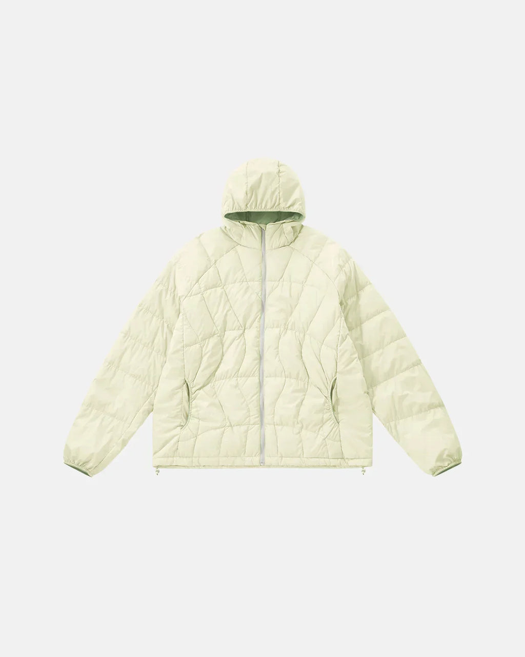 Streetwear Ultra-Leichte Kapuzen-Daunenjacke
