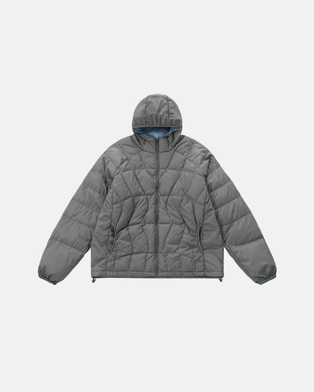 Streetwear Ultra-Leichte Kapuzen-Daunenjacke