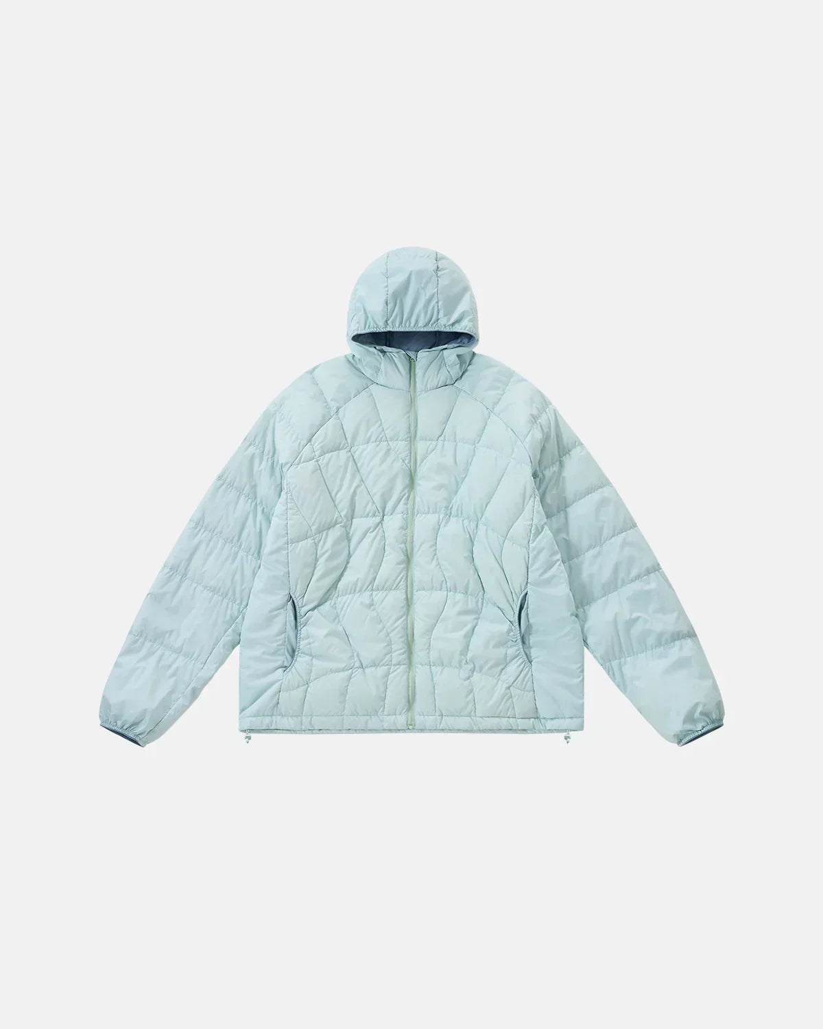 Streetwear Ultra-Leichte Kapuzen-Daunenjacke