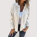 Marta Damen Cord-Kapuzenjacke – Lässig, Warm & Komfortabel