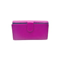 155 Damenbörse Fuchsia/Blau