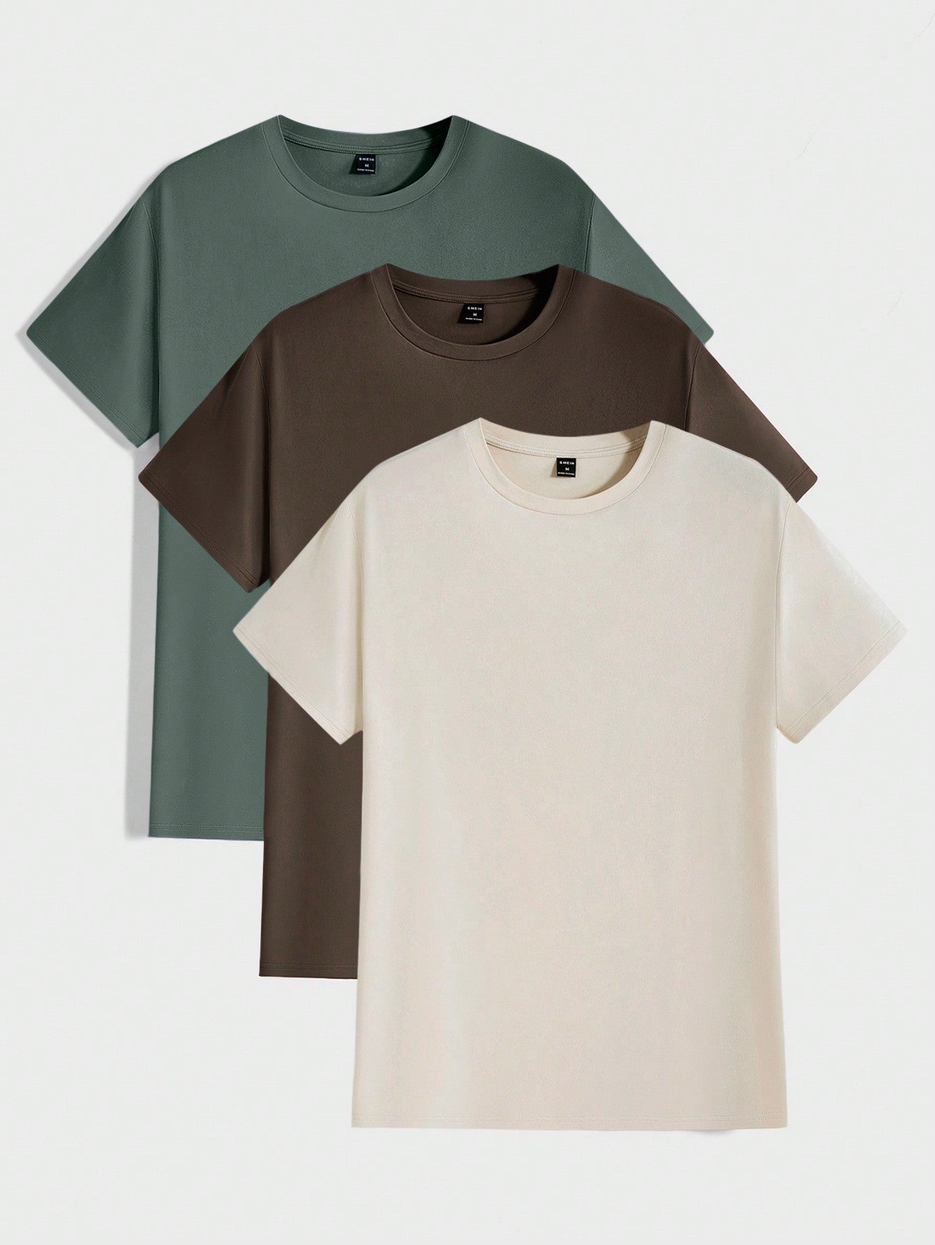 Rundstruktur Herren T-Shirt