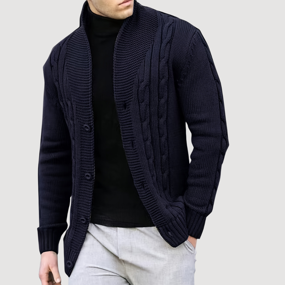 Léonard | Knopf-Cardigan aus Strick