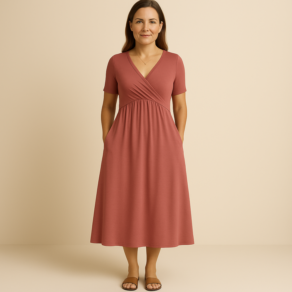Mira Kurzärmeliges Kleid