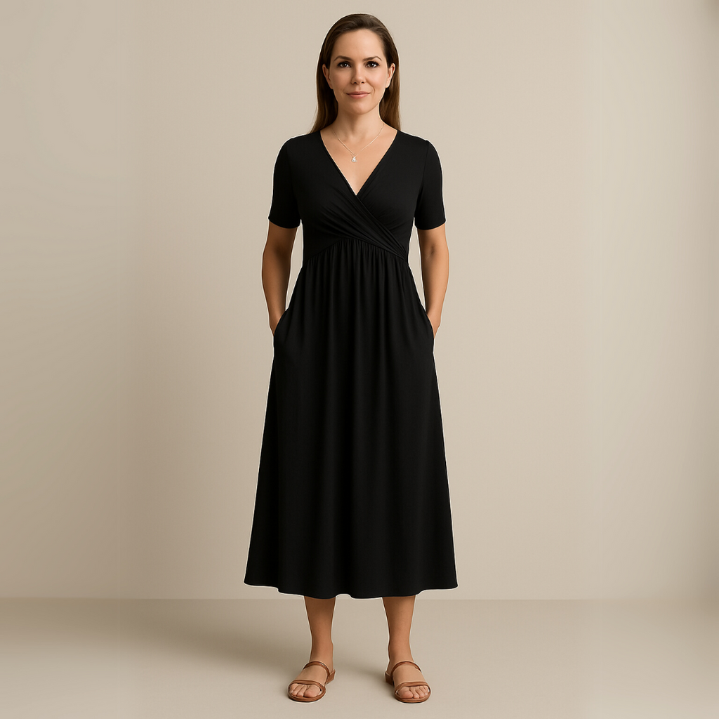Mira Kurzärmeliges Kleid