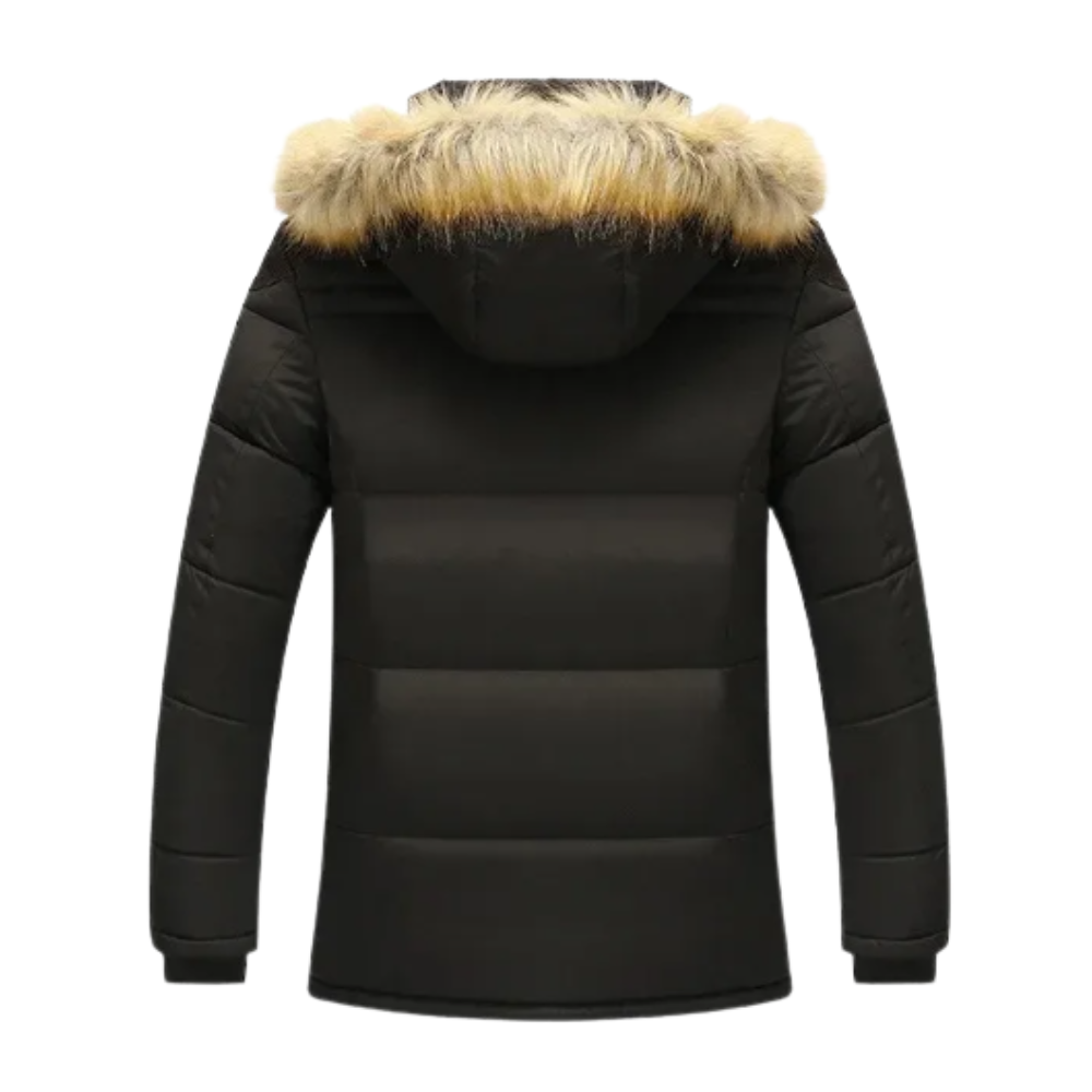 Elegante Gepolsterte Fleece Winterjacke