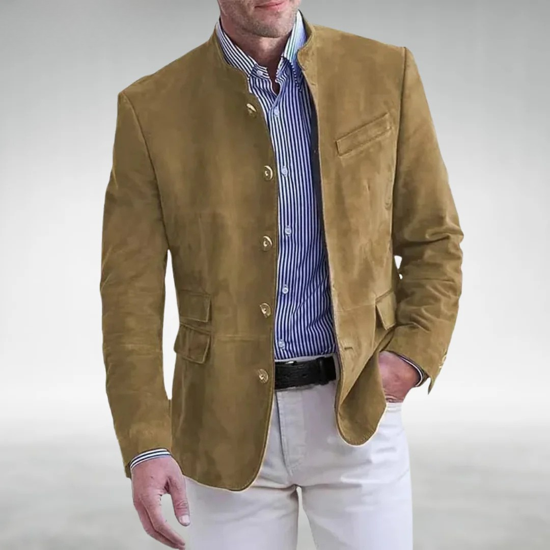 Emmanuel Herren Wildlederjacke – Stilvoll & Hochwertig