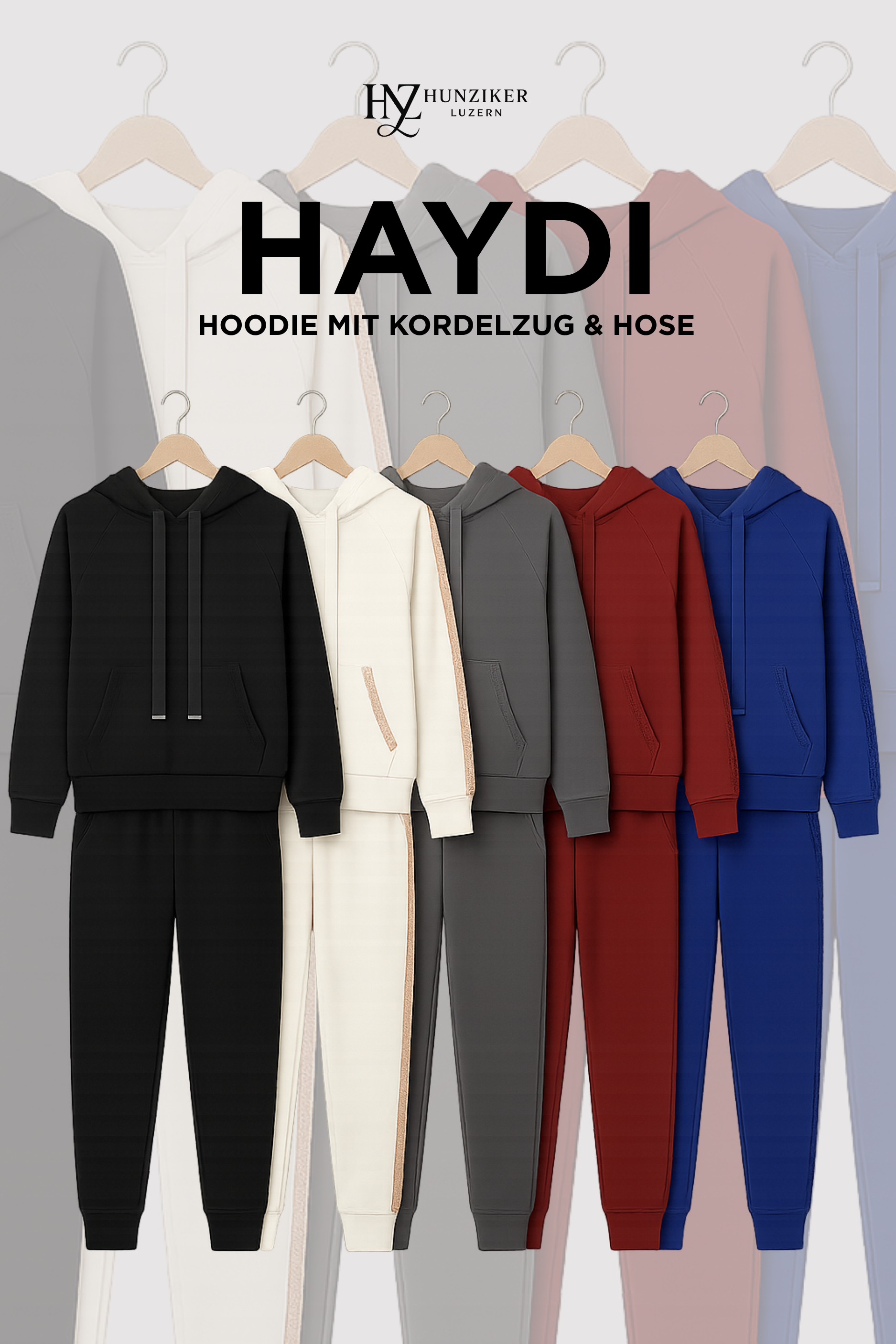 Haydi | Hoodie mit Kordelzug & Hose
