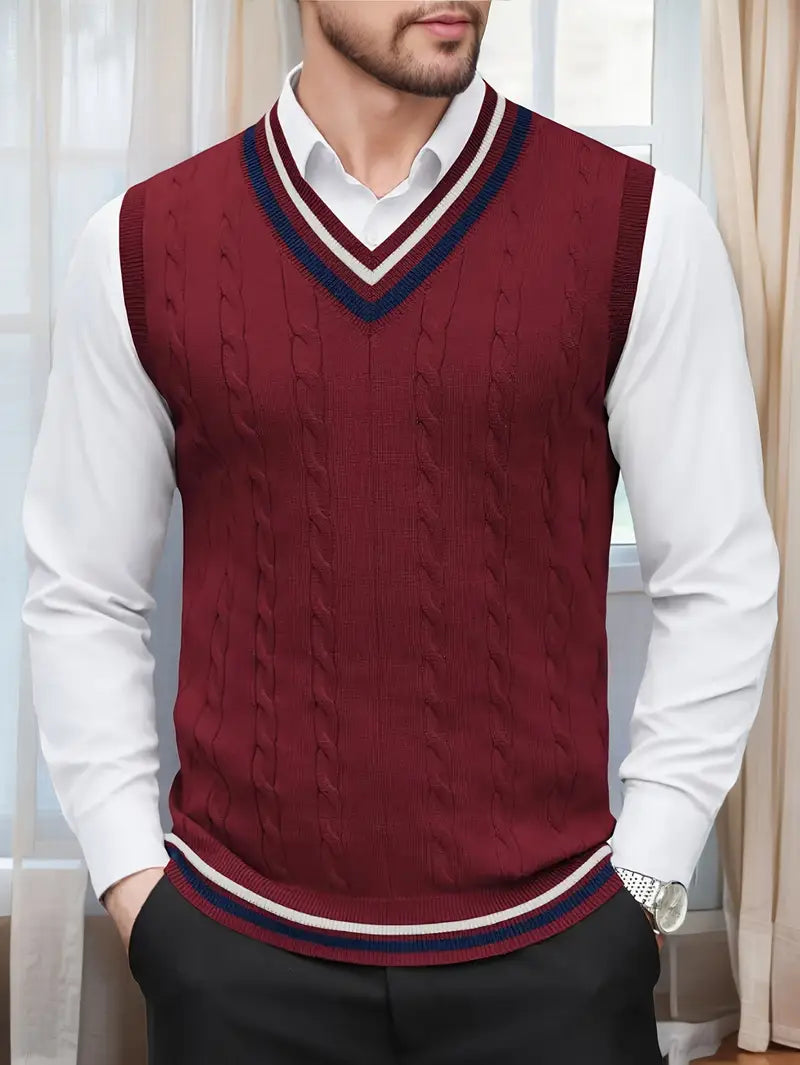 Duane | Ärmelloser Strickpullover