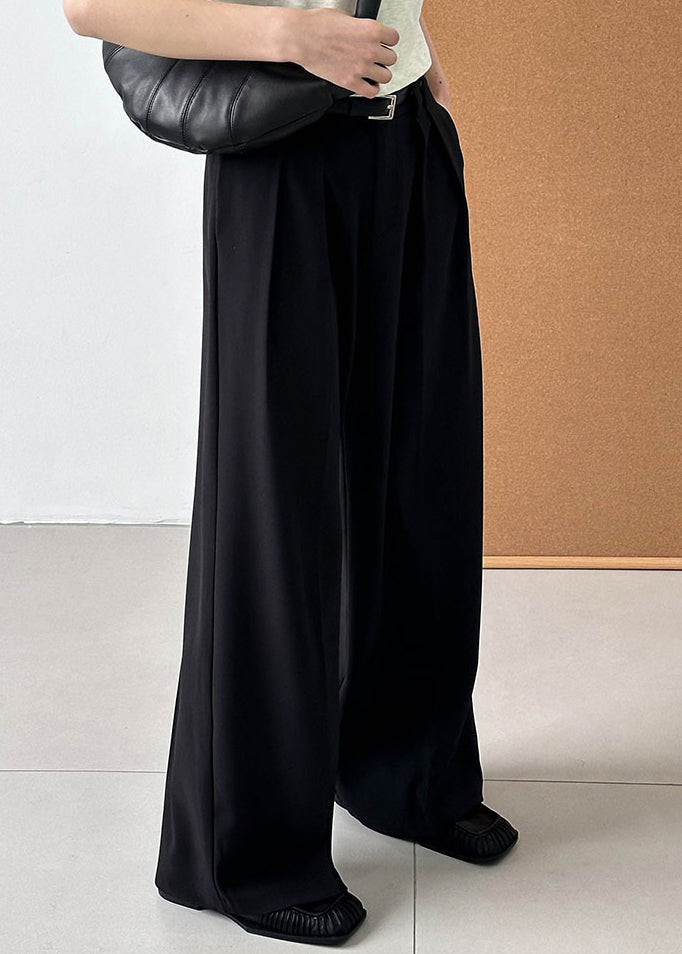 Beigefarbene Hochtaillierte Hose mit Taschen