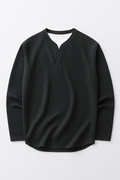 Brogan | Langärmliges Henley-Shirt mit bequemer Passform