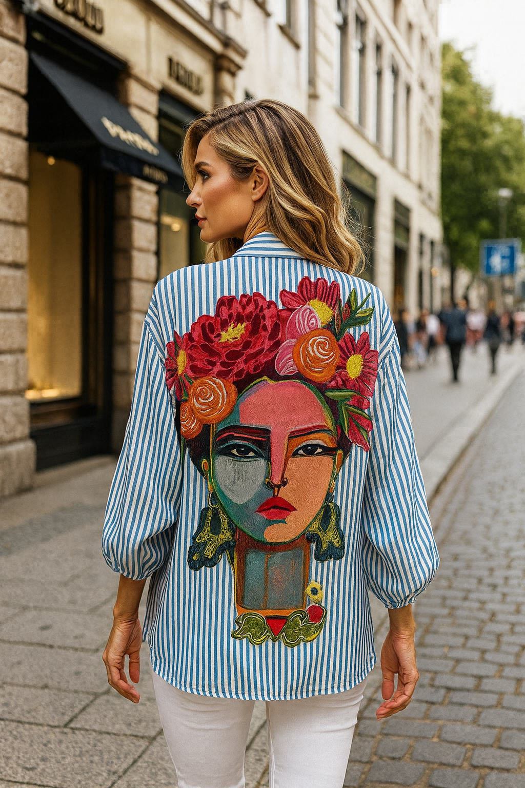 Frida | Bluse Satin glänzend