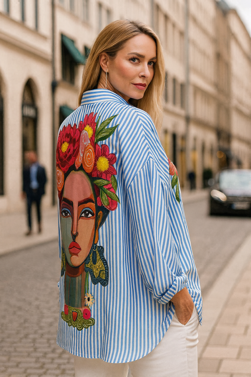 Frida | Bluse Satin glänzend