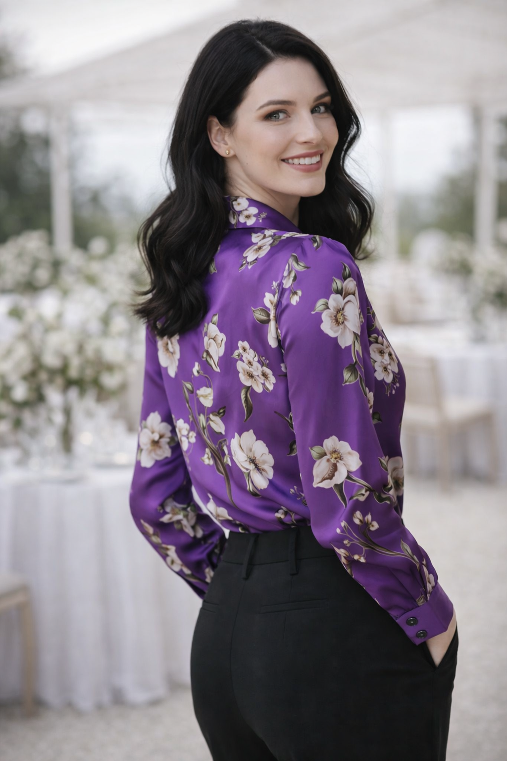 Majia | Elegantes Langarmhemd Mit Knöpfen
