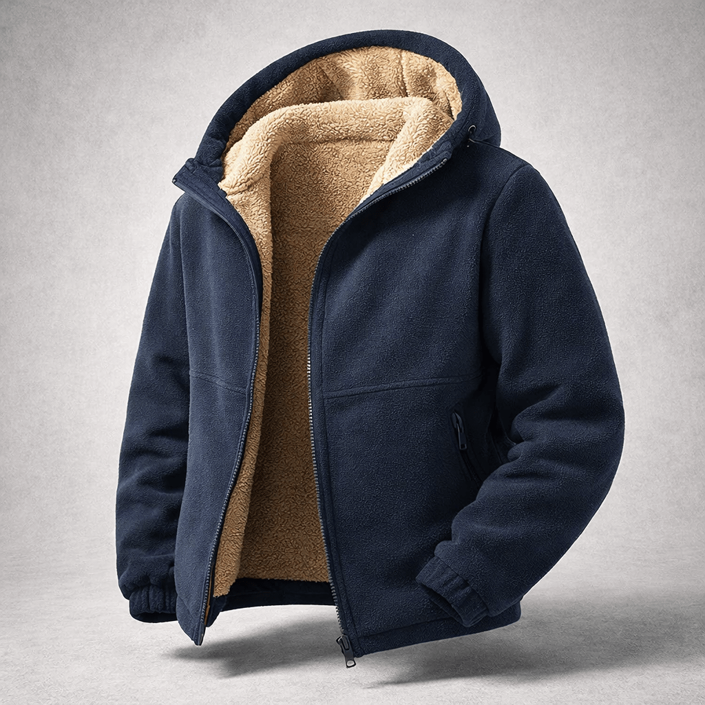 Herren Fleece-Jacke aus Sherpa