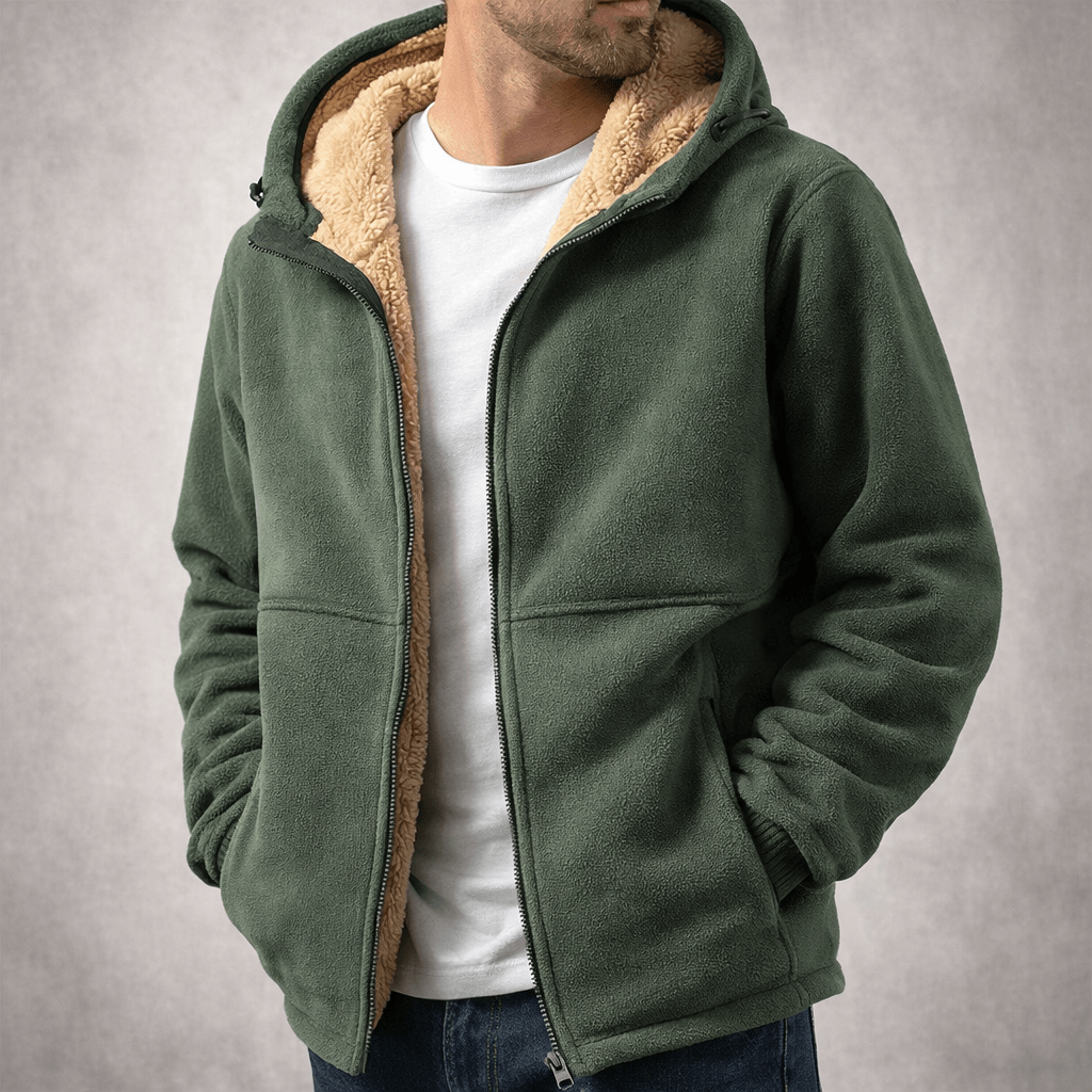 Herren Fleece-Jacke aus Sherpa